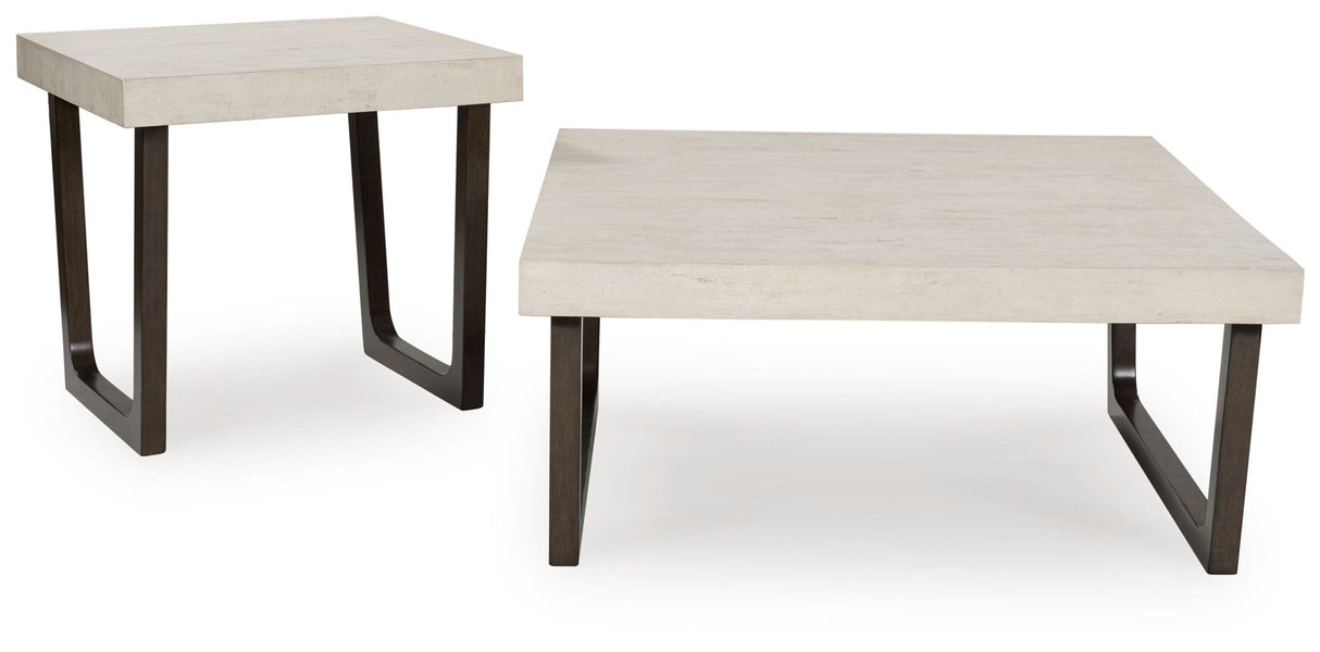 Westenfort - Espresso / Gray - Occasional Table Set (Set of 2) by Signature Design by Ashley® | Bel Furniture