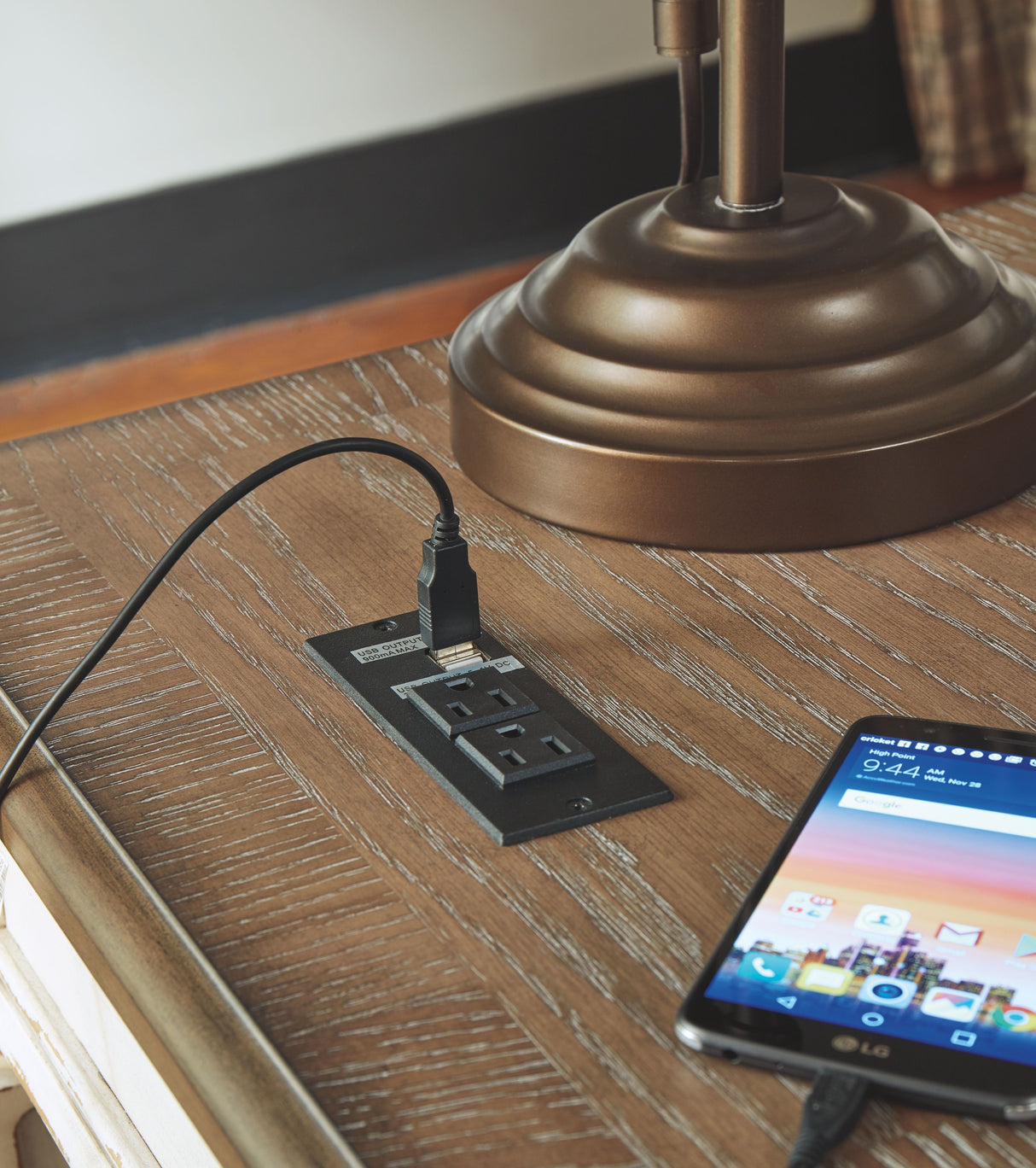 Realyn - White / Brown - Home Office Lift Top Desk by Signature Design by Ashley® | Bel Furniture