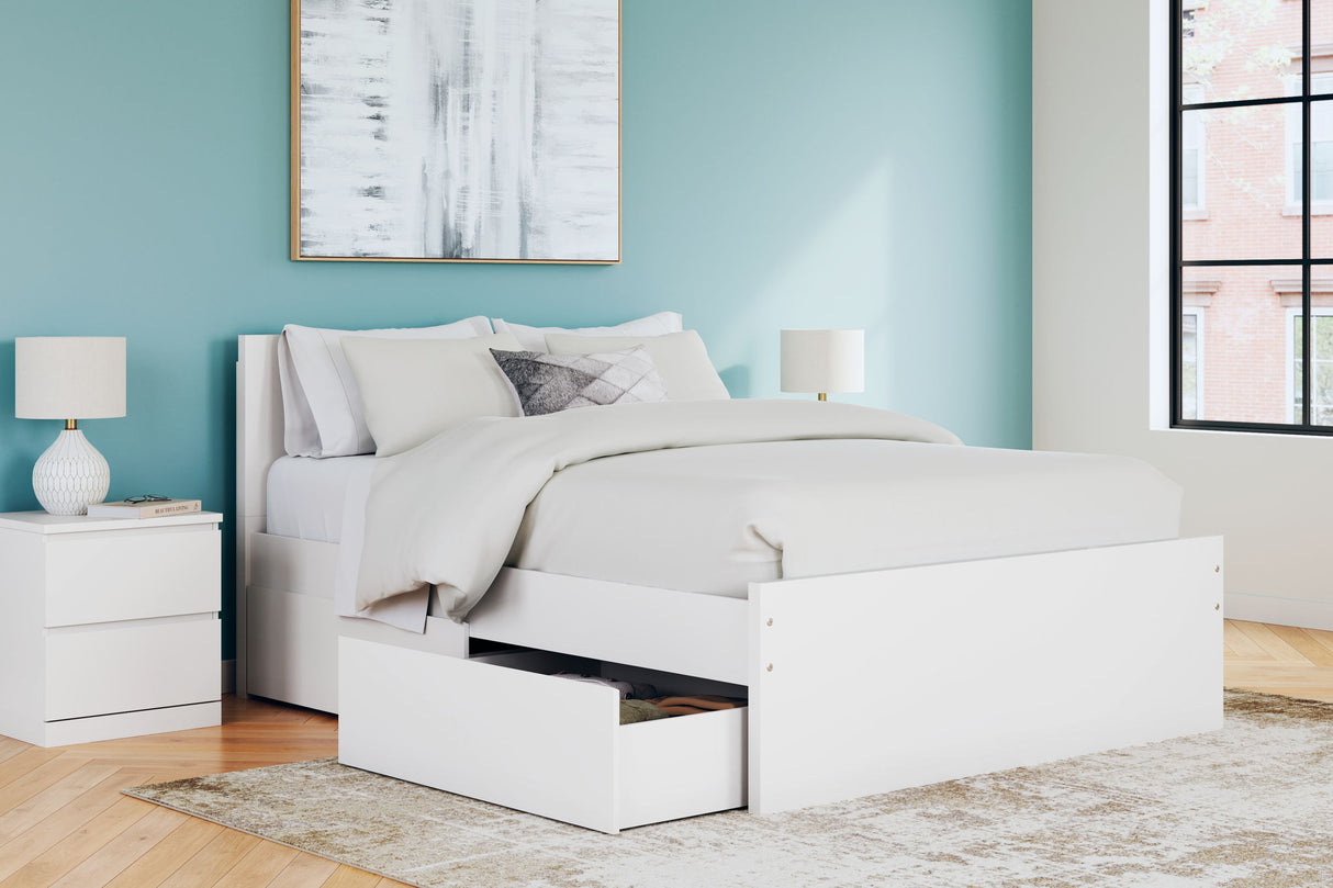 Onita - Panel Platform Bed With Storage by Signature Design by Ashley® | Bel Furniture