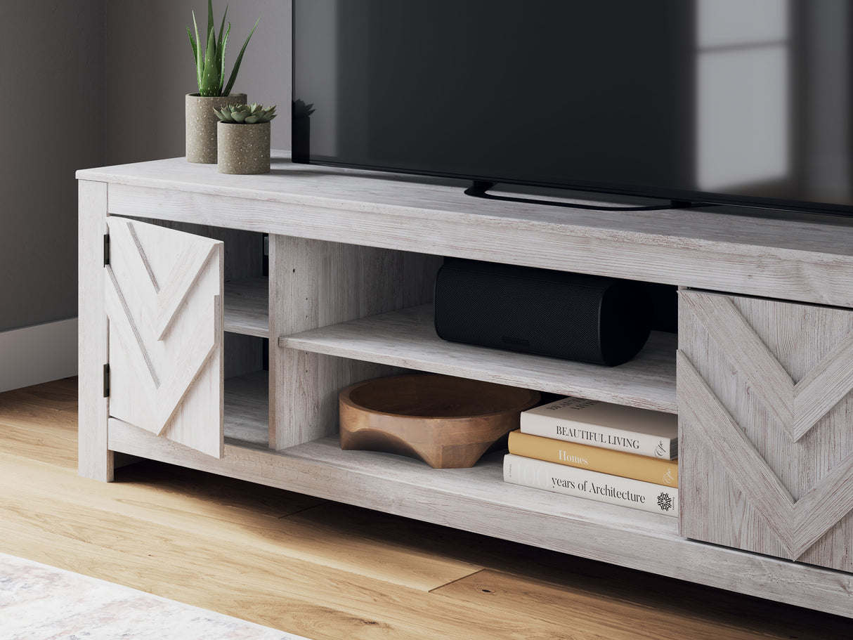 Cayboni - LG TV Stand With Fireplace Option by Signature Design by Ashley® | Bel Furniture