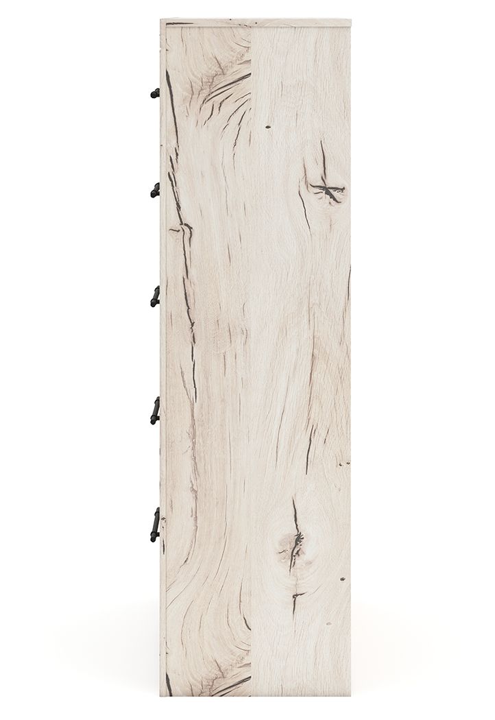 Lawroy - Light Natural - Five Drawer Chest by Benchcraft® | Bel Furniture