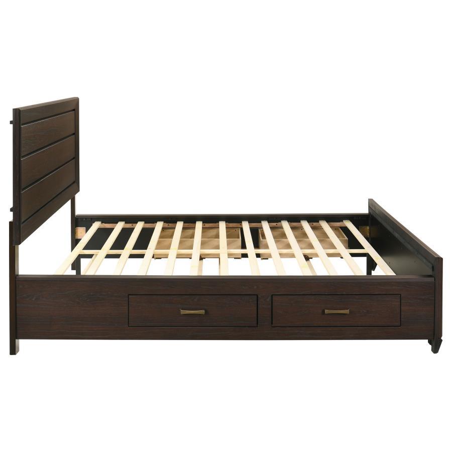 Kauffman - Wood Storage Panel Bed by CoasterEveryday | Bel Furniture