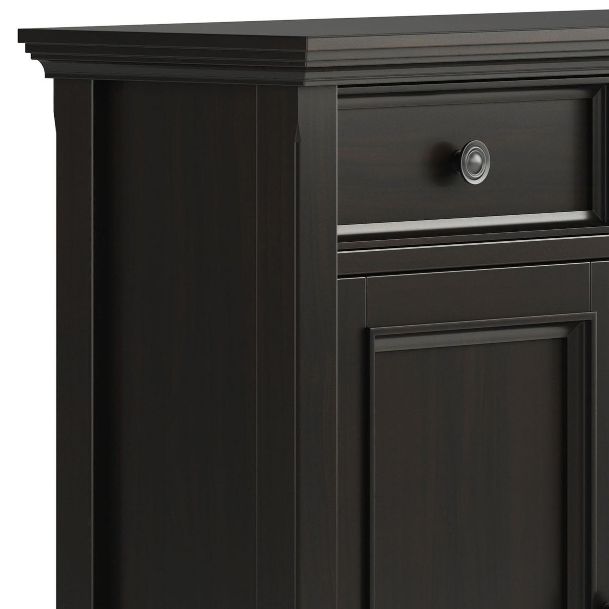 Amherst - Entryway Storage Cabinet - Hickory Brown by Simpli-Home | Bel Furniture