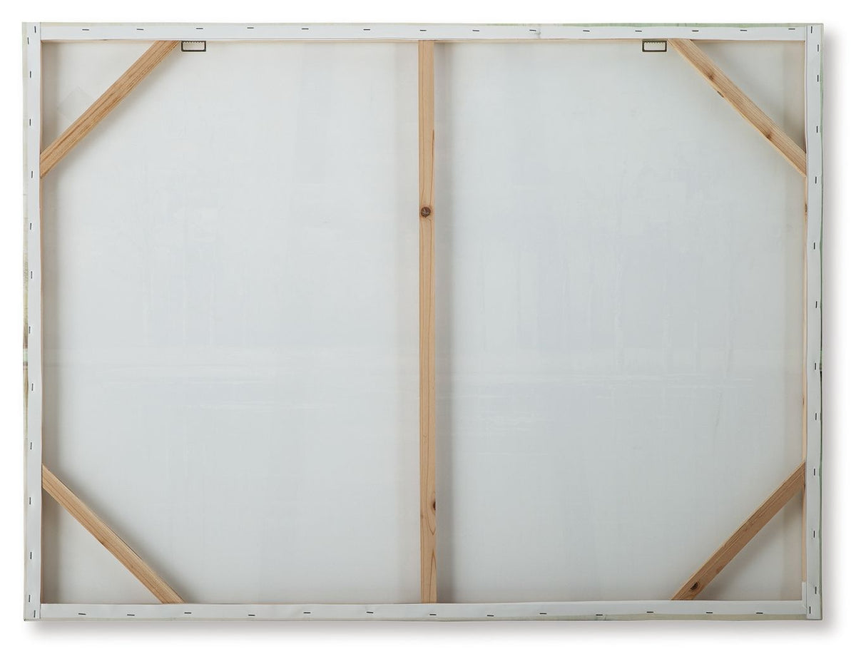 Garlenridge - Green / Tan / White - Wall Art by Signature Design by Ashley® | Bel Furniture