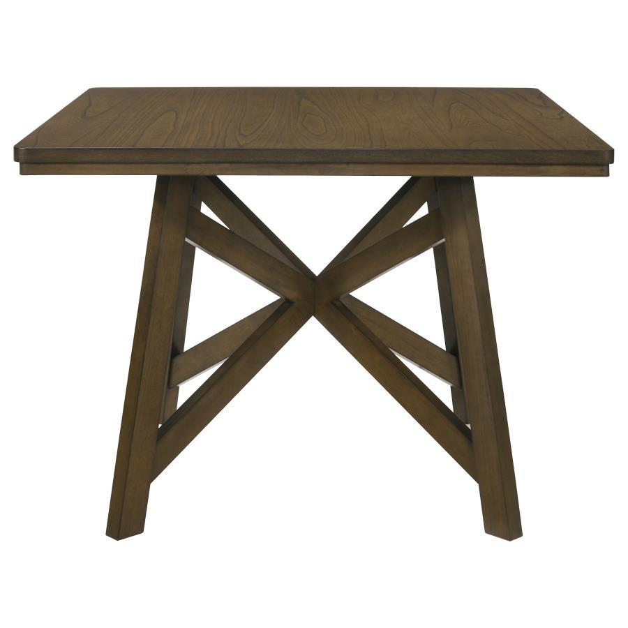 Canfield - Square Counter Height Dining Table - Brown by Coaster Fine Furniture | Bel Furniture