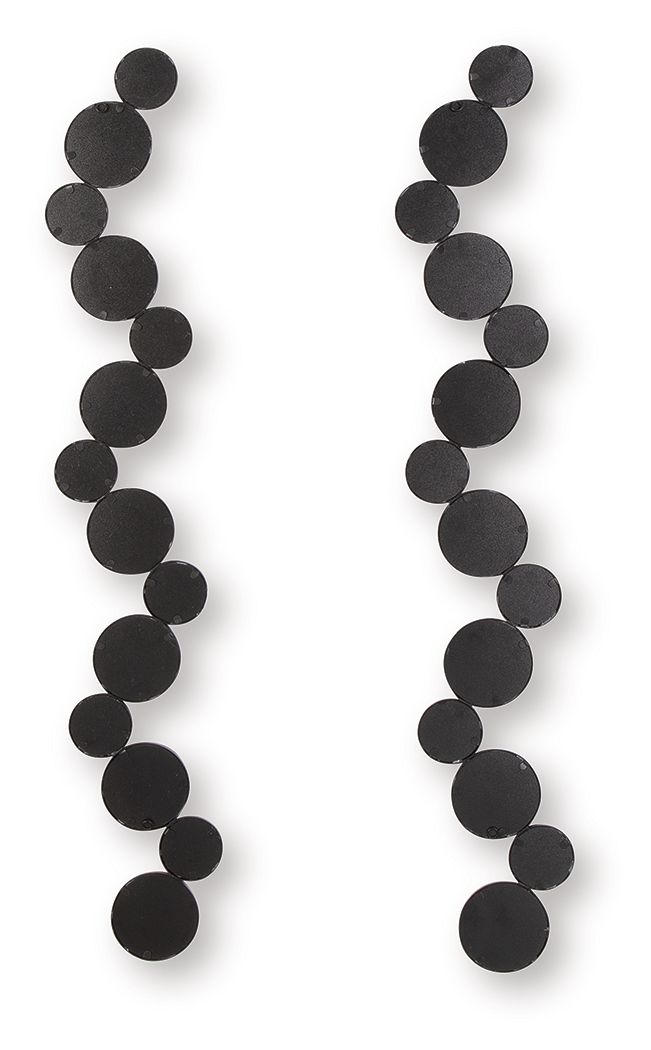 Vinler - Black - Accent Mirror Set (Set of 2) by Signature Design by Ashley® | Bel Furniture