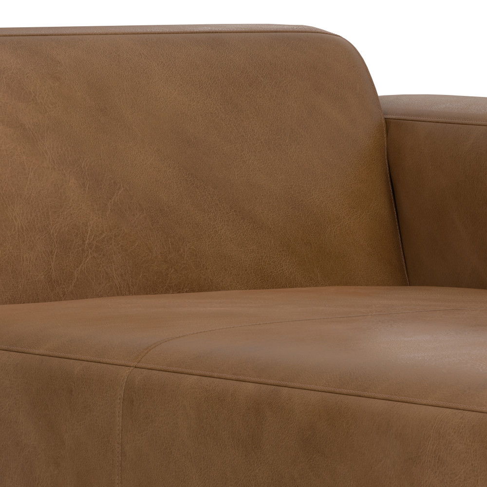 Rex - Right Chaise Sofa Module - Brown by Simpli-Home | Bel Furniture