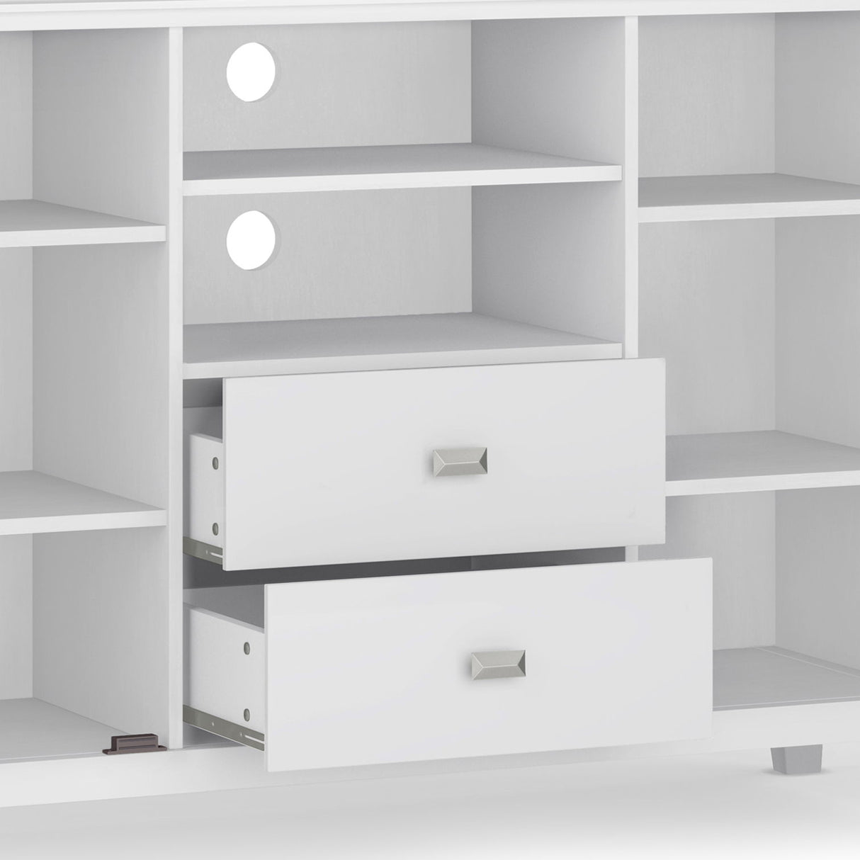 Artisan - Handcrafted, Tall TV Media Stand by Simpli-Home | Bel Furniture