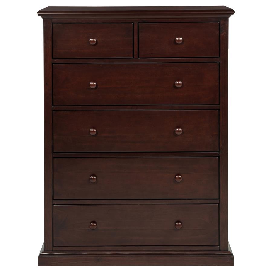 Sumerlin - 6-Drawer Bedroom Chest Of Drawers by Coaster Fine Furniture | Bel Furniture