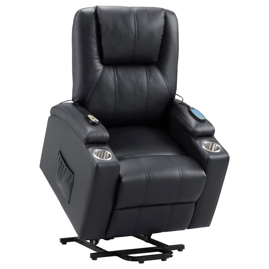 Armstrong - Upholstered Power Lift Massage Recliner by Coaster Fine Furniture | Bel Furniture
