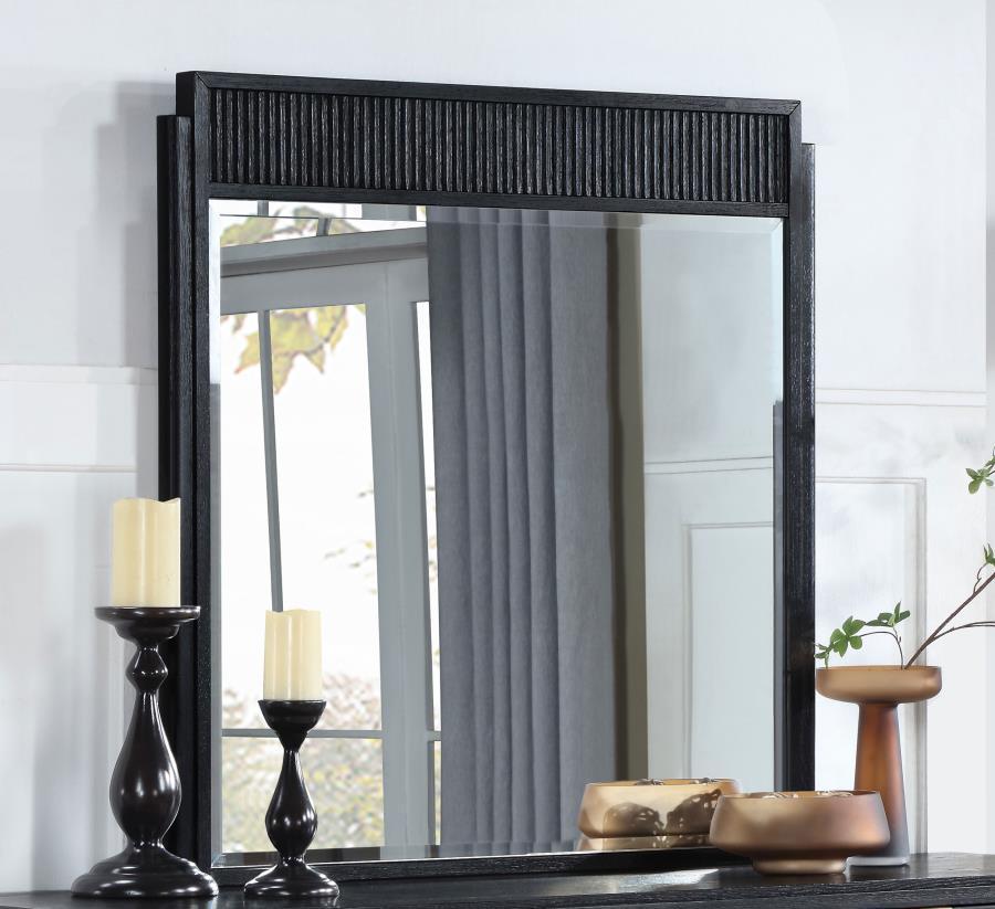 Brookmead - Dresser Mirror - Black by Coaster Fine Furniture | Bel Furniture