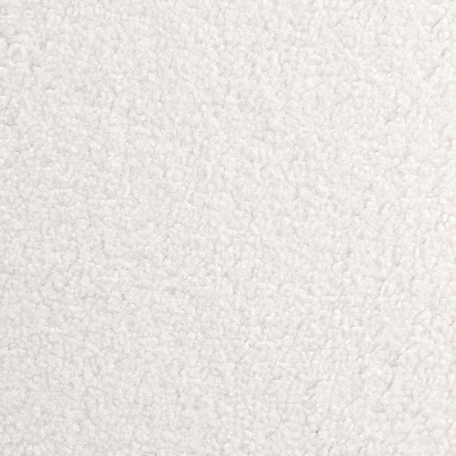 Peoria - Velvet Upholstered Accent Bench - Ivory by Coaster Fine Furniture | Bel Furniture