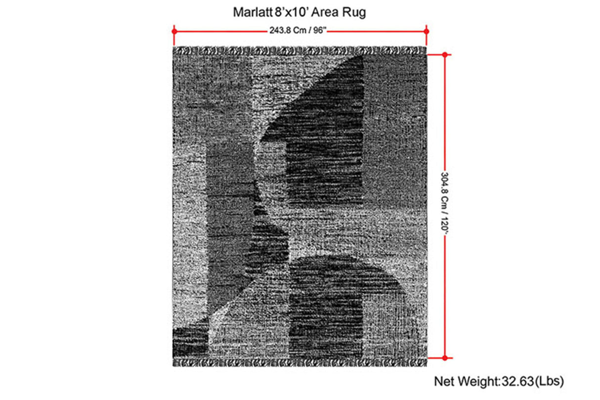 Marlatt - 8' X 10' Area Rug - Natural / Gold