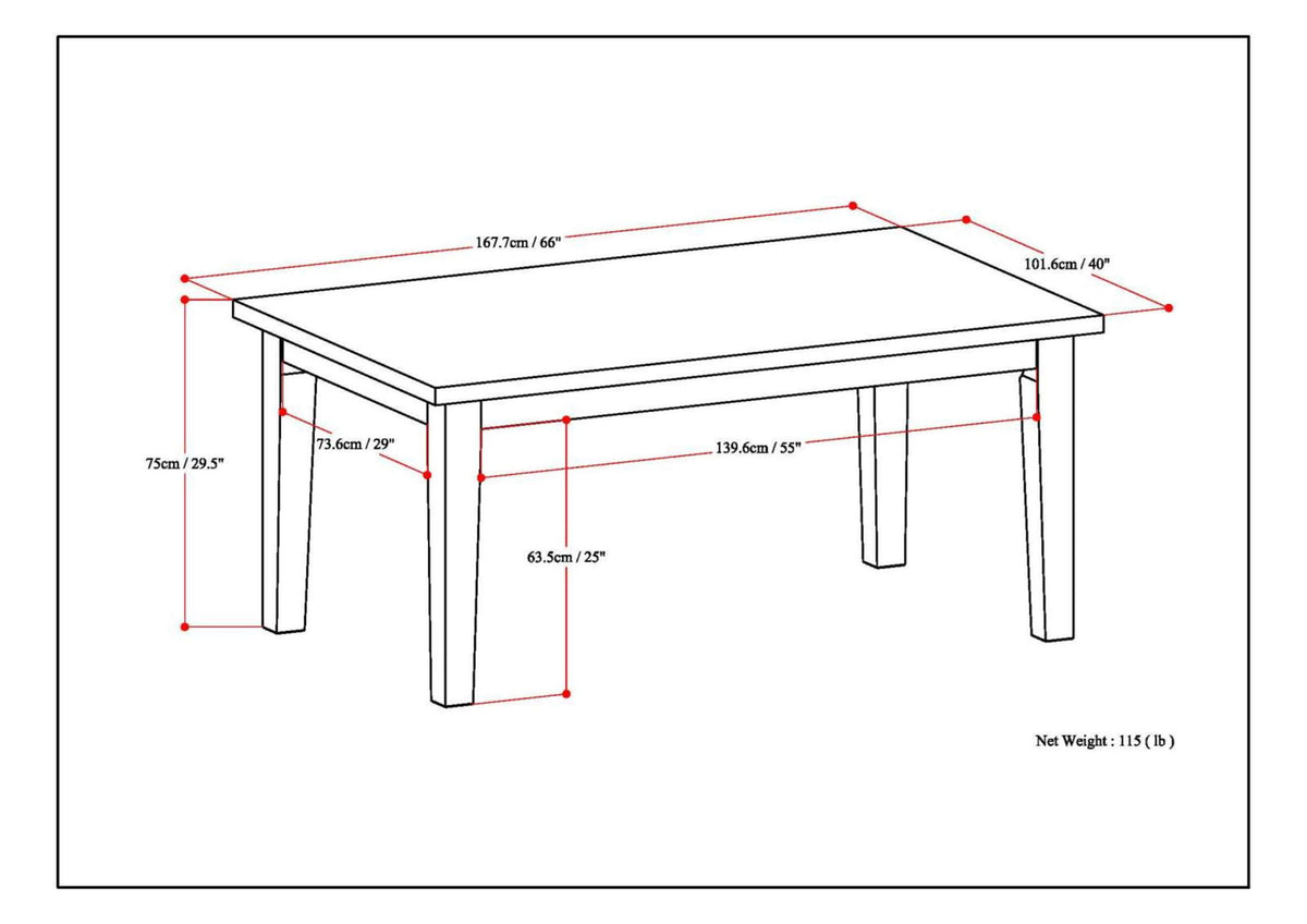 Eastwood - Handcrafted Dining Table