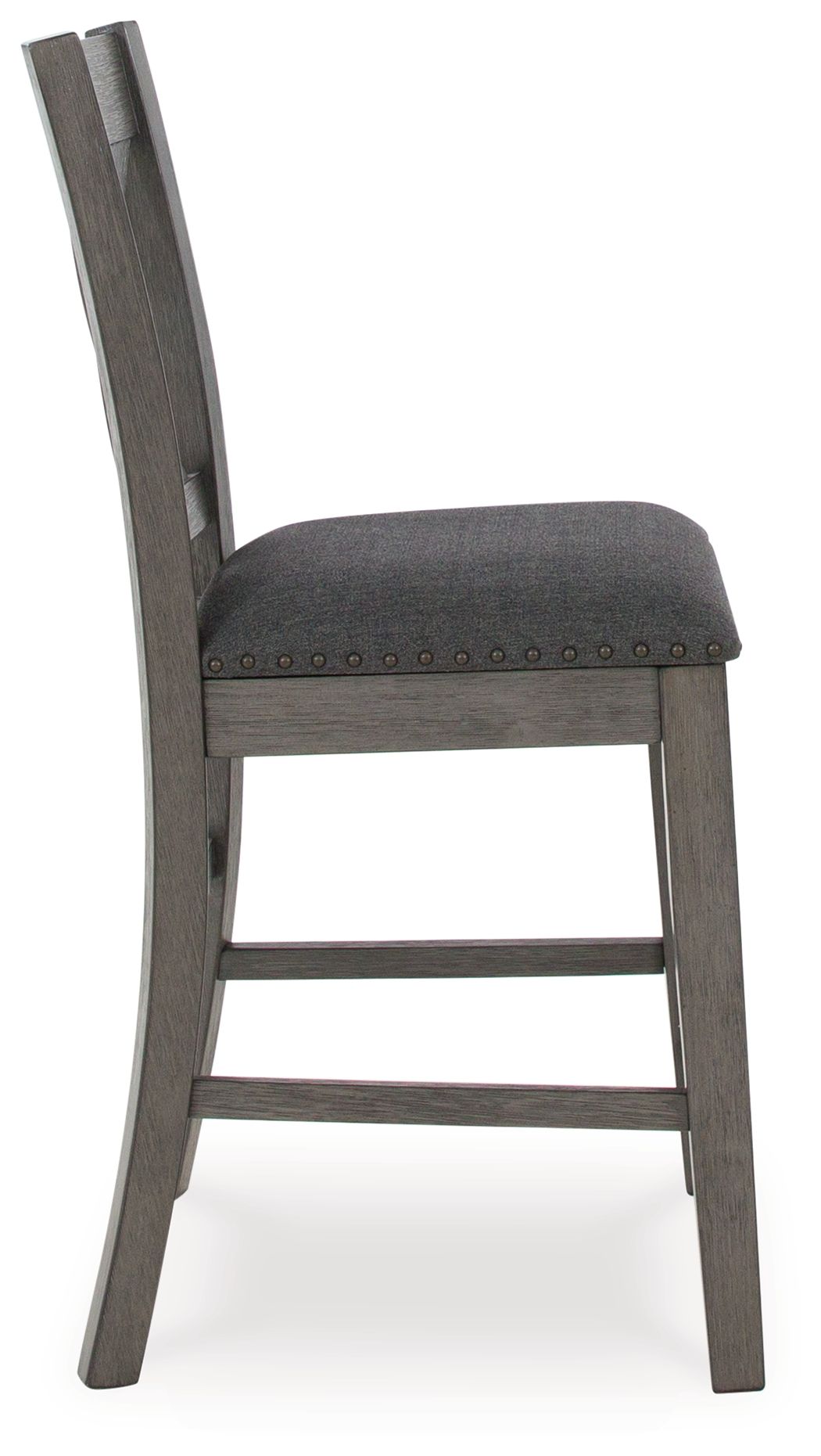 Caitbrook - Gray - Rect Drm Counter Table Set (Set of 7) by Signature Design by Ashley® | Bel Furniture