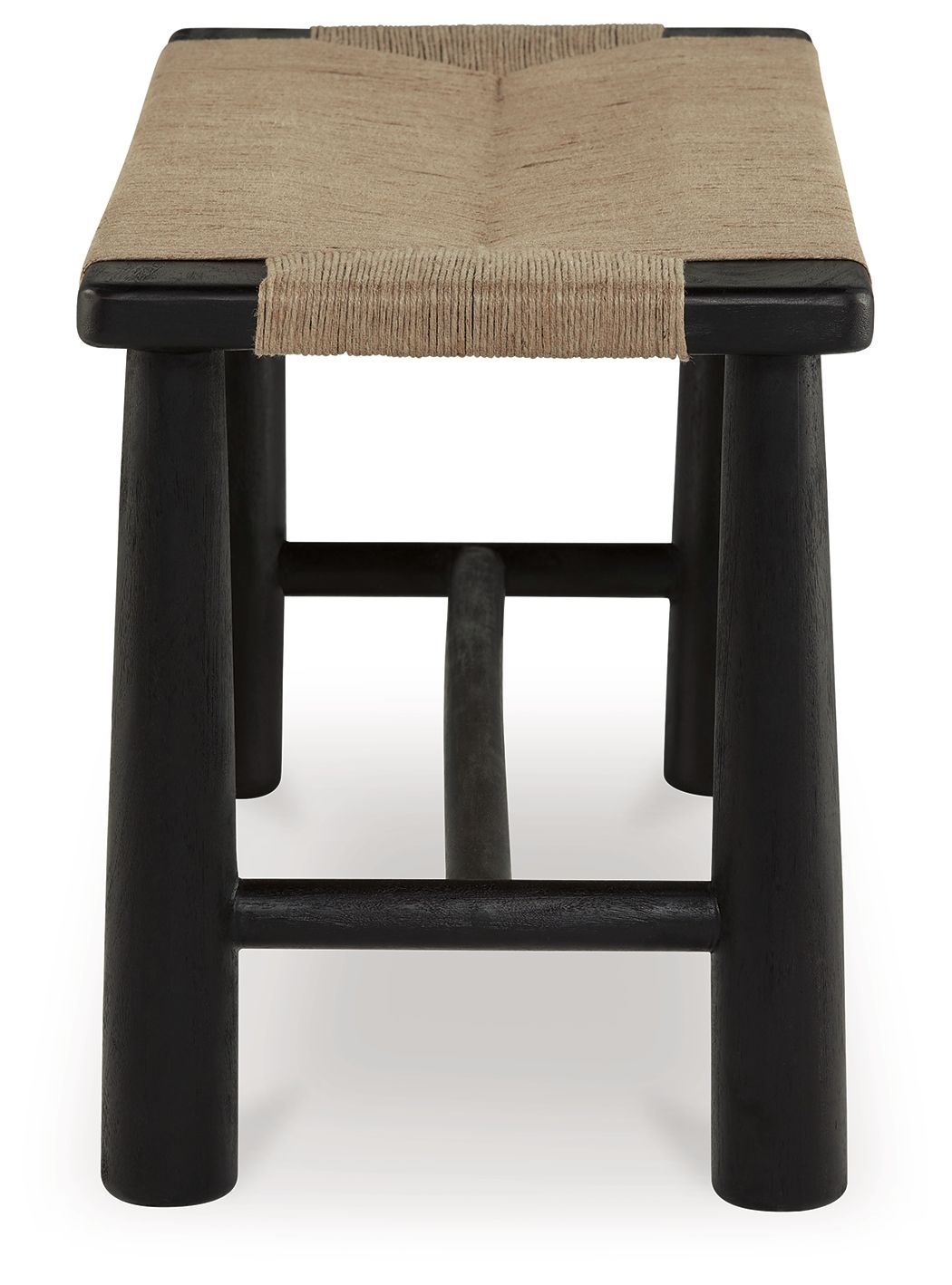 Acerman - Black / Natural - Accent Bench by Signature Design by Ashley® | Bel Furniture