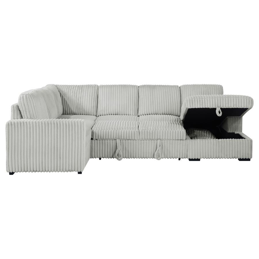 Devonshire - Sleeper Sectional Sofa Storage Chaise