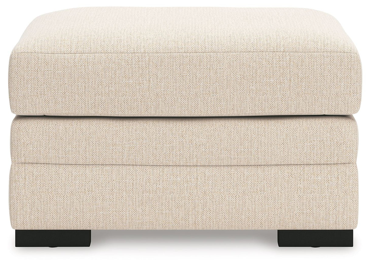 Lango - Jute - Ottoman by Benchcraft® | Bel Furniture