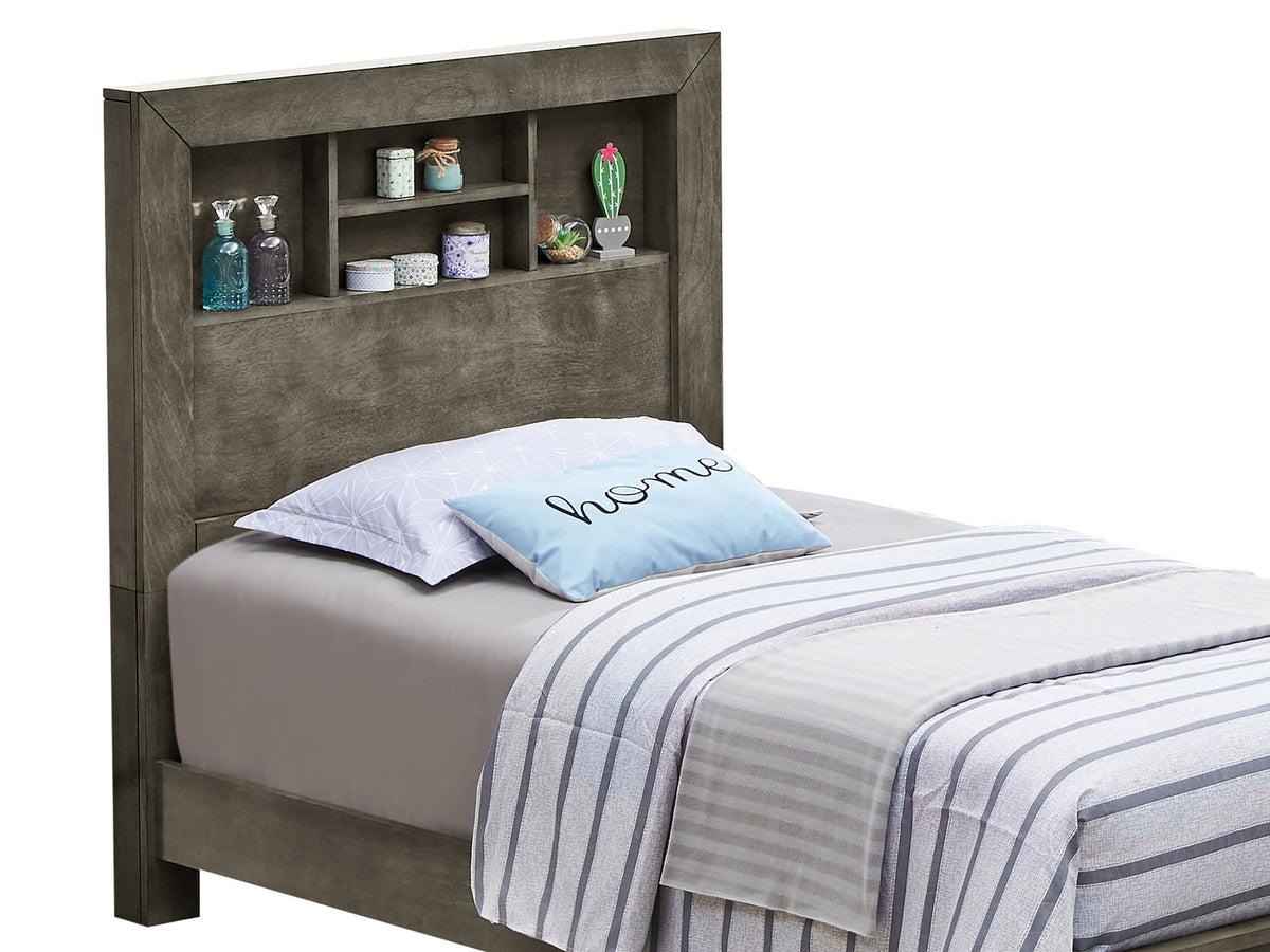 Bed With Transitional Design Stylish