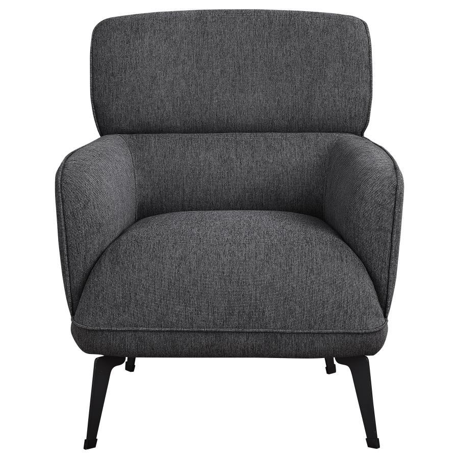Andrea - Upholstered Crecent Arm Accent Chair by Coaster Fine Furniture | Bel Furniture