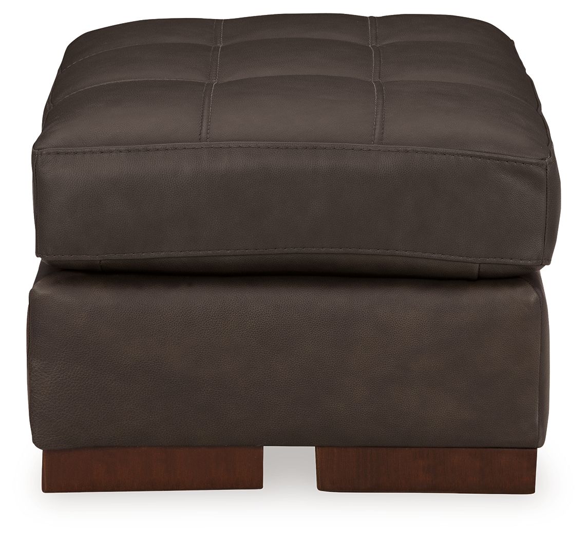 Luigi - Thunder - Ottoman by Signature Design by Ashley® | Bel Furniture
