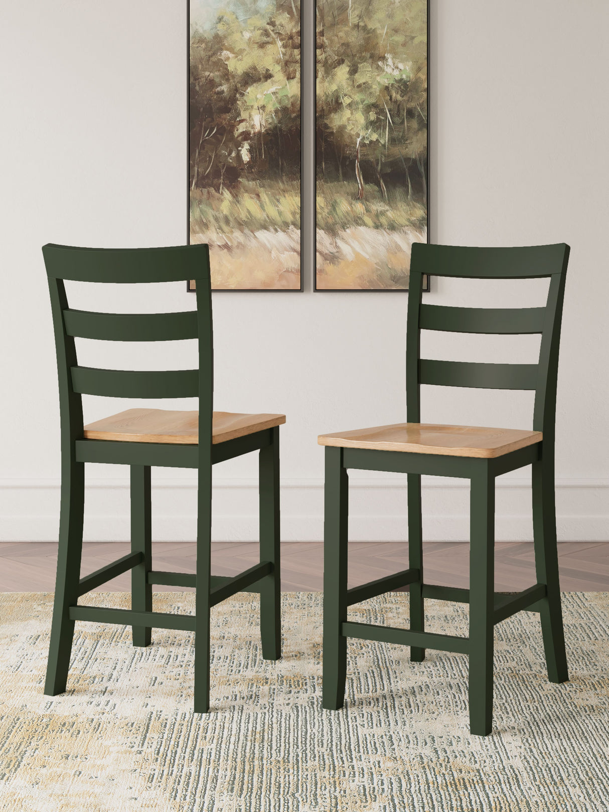 Gesthaven - Barstool (Set of 2) by Signature Design by Ashley® | Bel Furniture