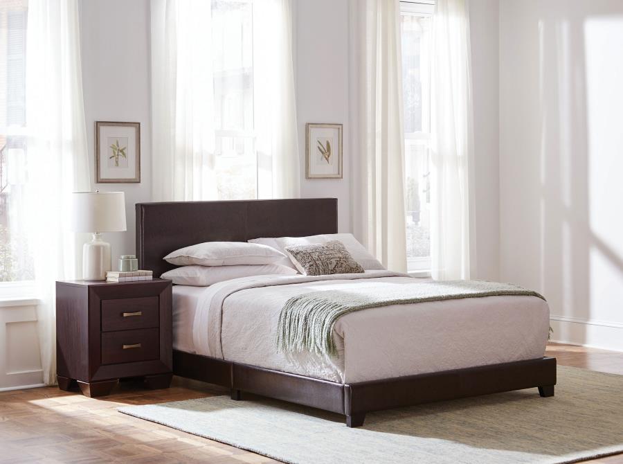 Dorian - Upholstered Panel Bed by CoasterEveryday | Bel Furniture
