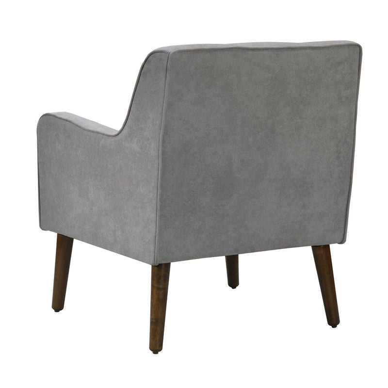Ryder - Mid Century Modern Woven Fabric Tufted Armchair by Lilola Home | Bel Furniture
