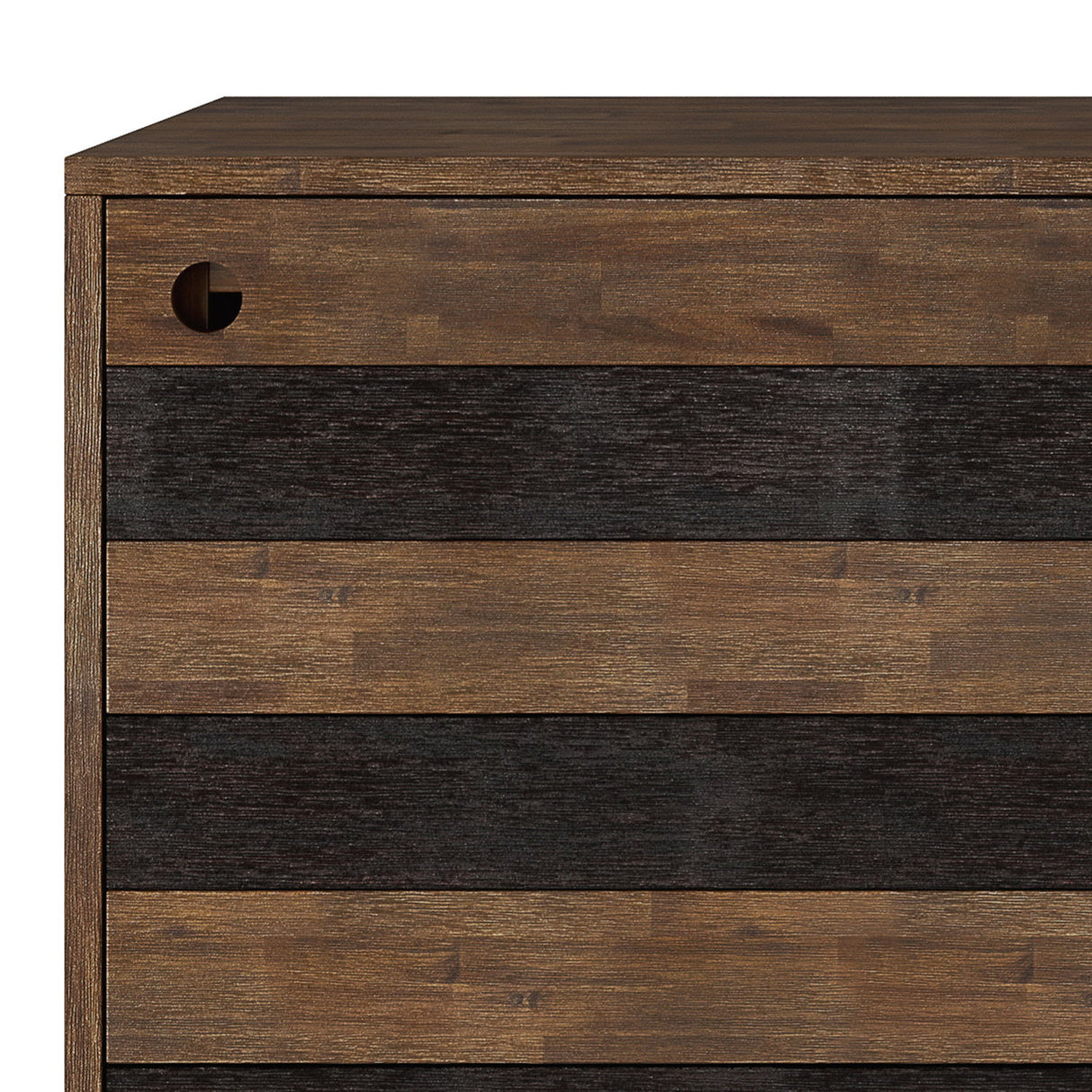 Clarkson - Medium Storage - Rustic Natural Aged Brown by Simpli-Home | Bel Furniture