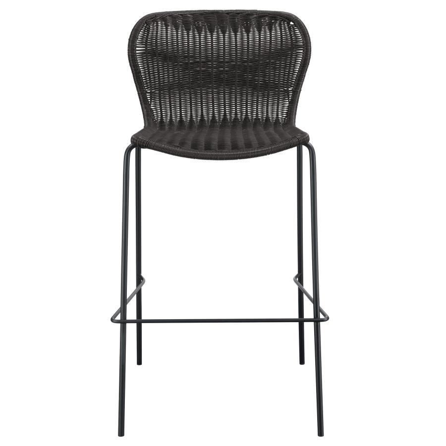 Mckinley - Faux Rattan Metal Chair (Set of 2) by CoasterEssence | Bel Furniture