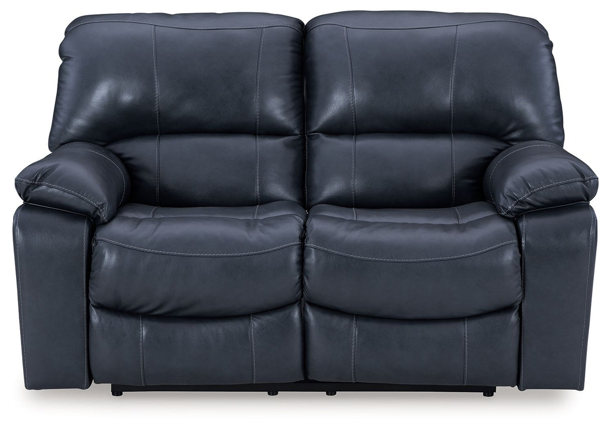 Leesworth - Reclining Loveseat Blue Power Reclining by Signature Design by Ashley® | Bel Furniture