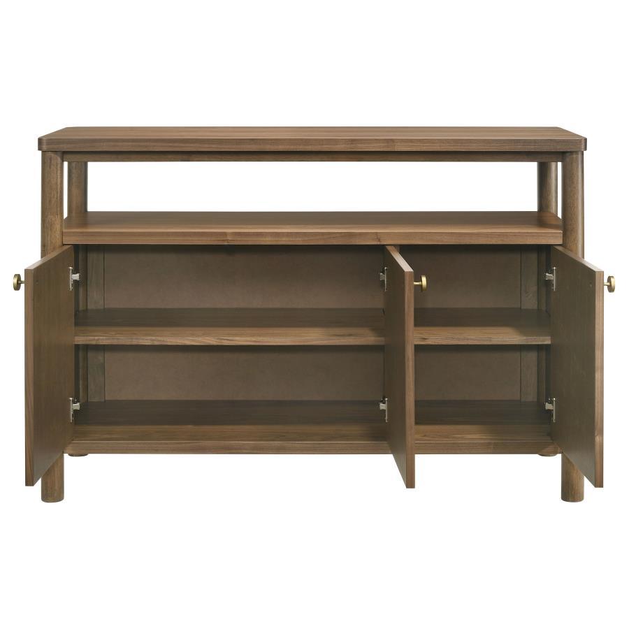 Crestmore - Dining Cabinet Sideboard Buffet - Walnut by Coaster Fine Furniture | Bel Furniture