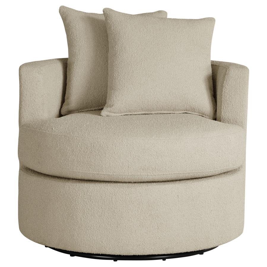 Debbie - Upholstered Swivel Accent Chair by CoasterEveryday | Bel Furniture