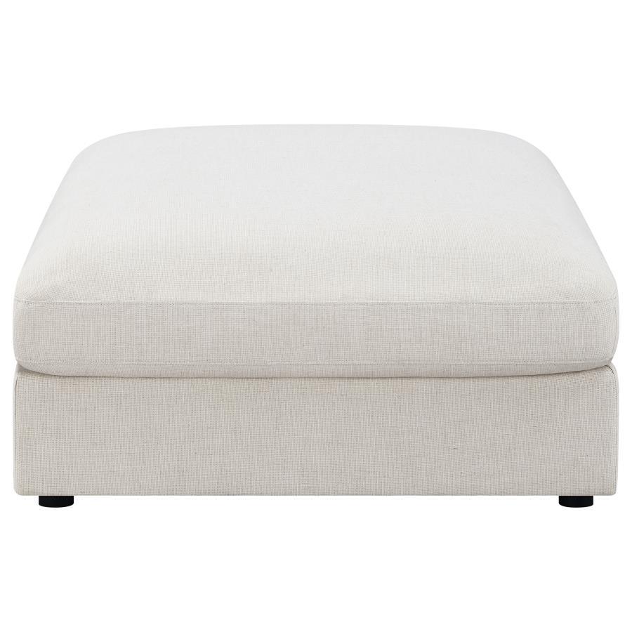 Serene - Square Upholstered Ottoman by CoasterEssence | Bel Furniture