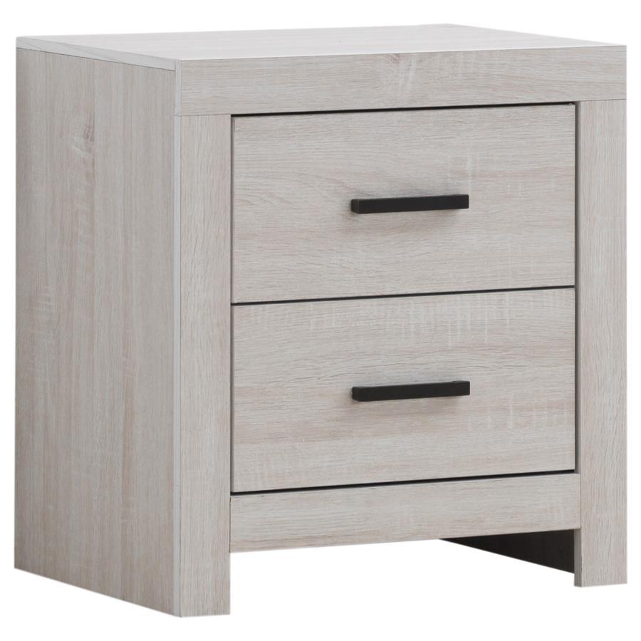 Brantford - 2-Drawer Nightstand White by CoasterEveryday | Bel Furniture