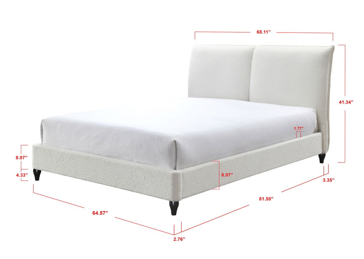 Jenn - Upholstered Bed With Decking Board Set by Crown Mark | Bel Furniture