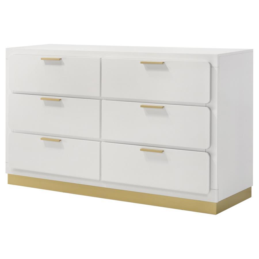 Caraway - 6-Drawer Dresser by Coaster Fine Furniture | Bel Furniture