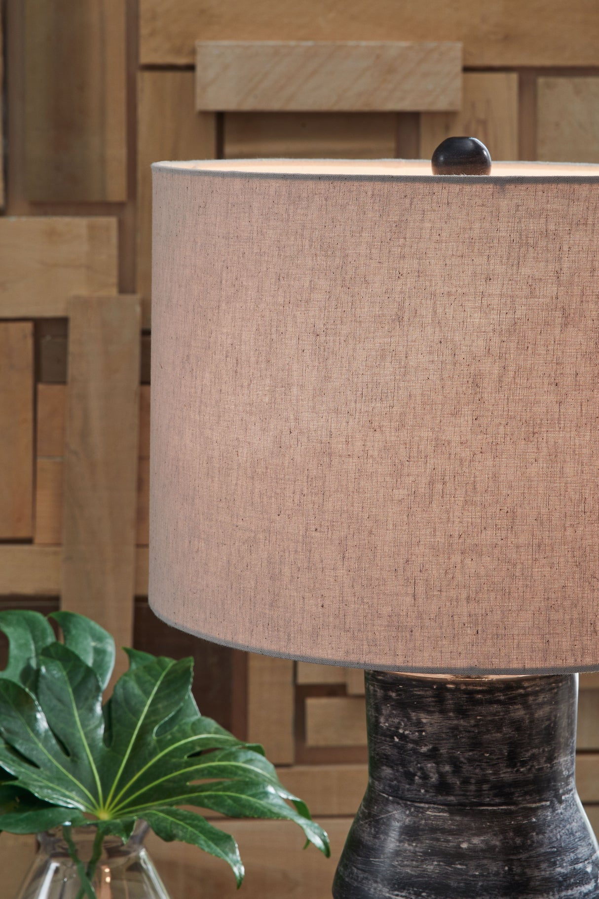 Kerbert - Distressed Black - Terracotta Table Lamp by Signature Design by Ashley® | Bel Furniture