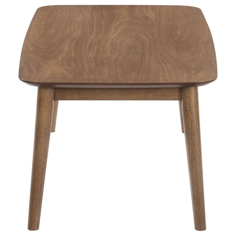 Radley - 3 Piece Rectangular Coffee Table Set - Natural Walnut by CoasterEssence | Bel Furniture