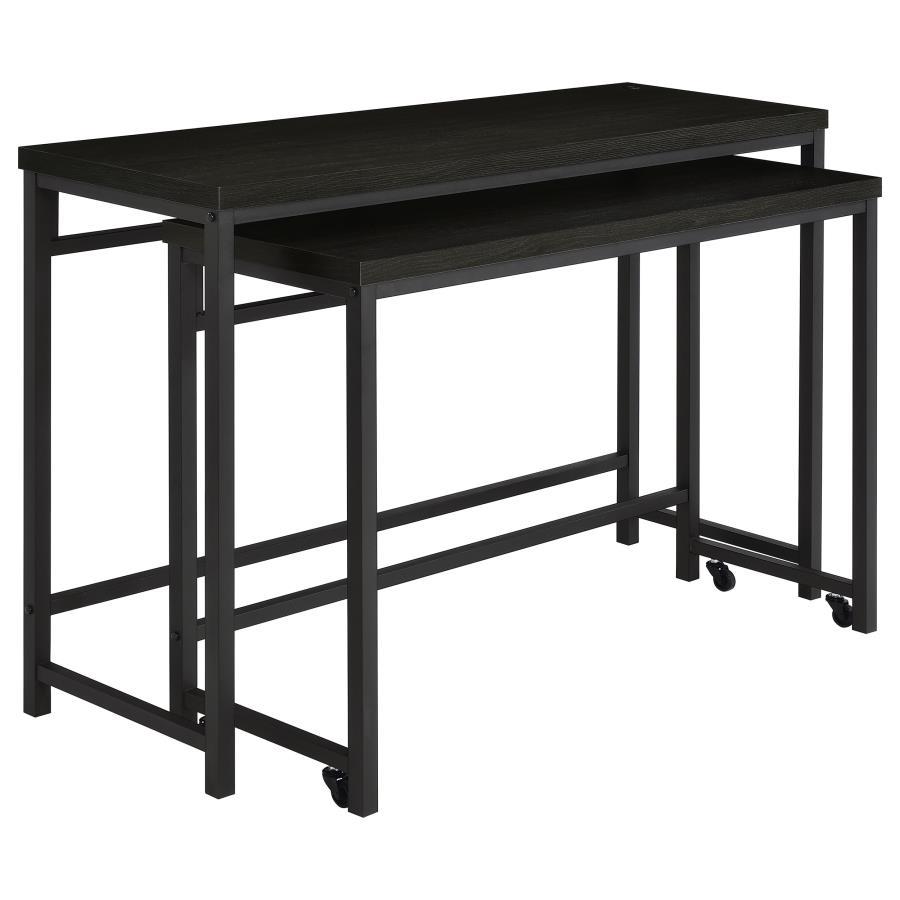 Hawes - 4 Piece Multipurpose Counter Height Table Set - Black by Coaster Fine Furniture | Bel Furniture