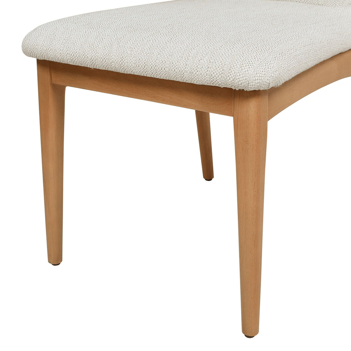 Scandi - Upholstered Dining Chair, Stain Resistant High (Set of 2) - Natural Light Brown / White Pepper by Jennifer Taylor Home | Bel Furniture