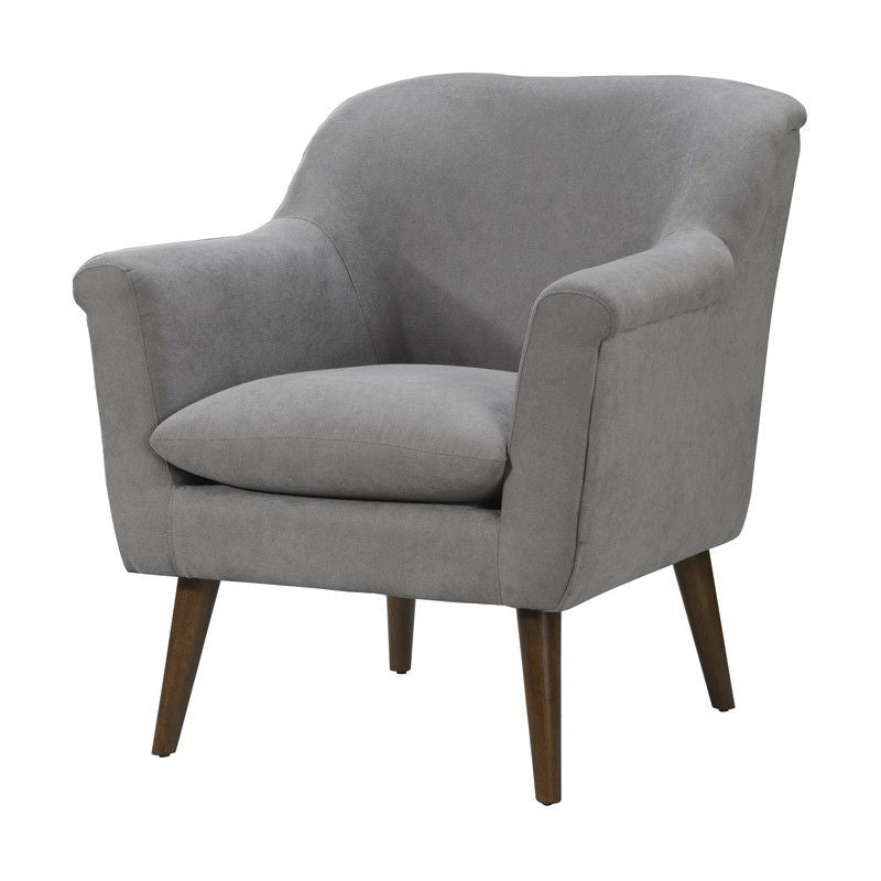 Shelby - Woven Fabric Oversized Armchair Gray by Lilola Home | Bel Furniture