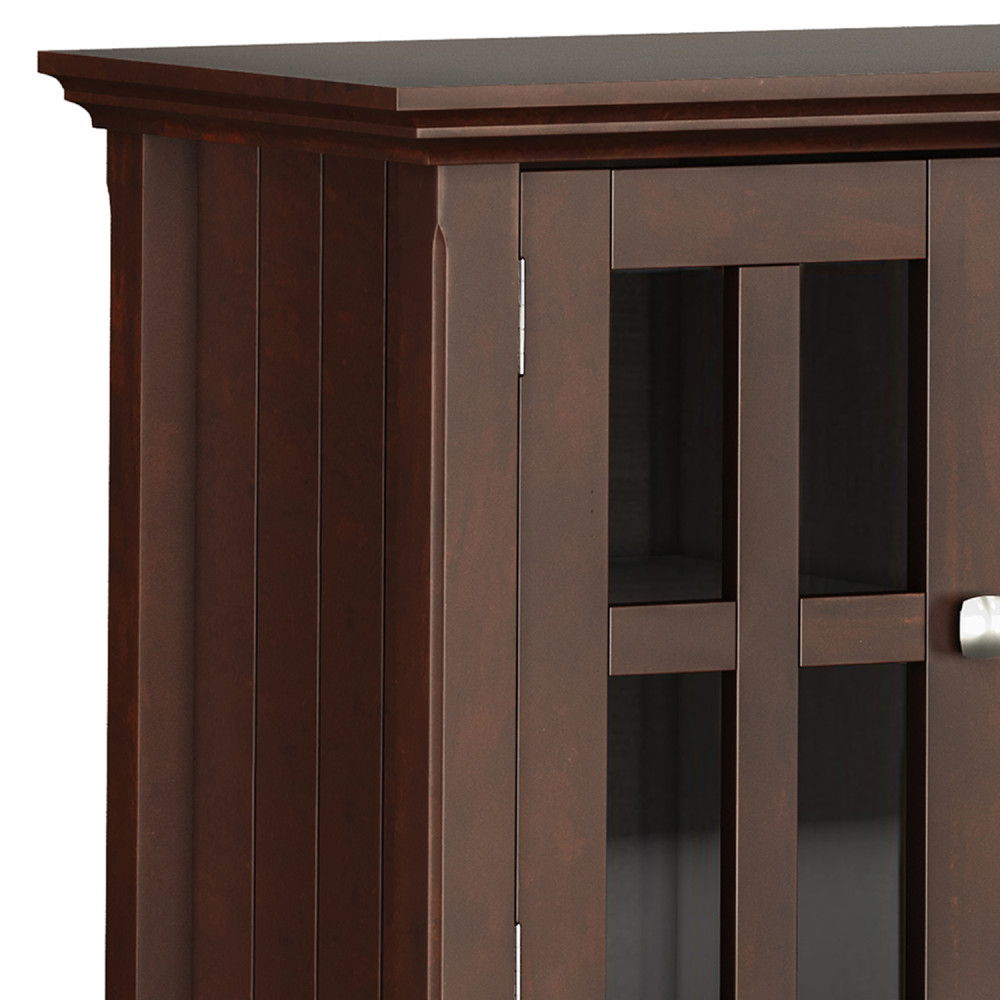 Acadian - Wide TV Media Stand - Brown by Simpli-Home | Bel Furniture