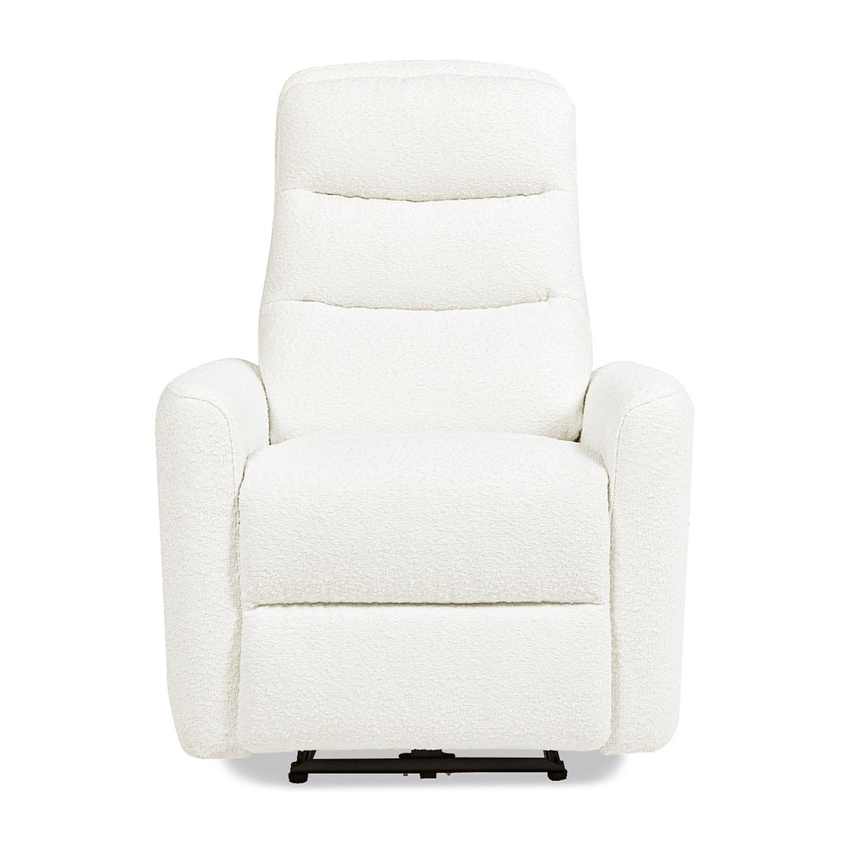 Bloomy - High Back Power Recliner Motion Chair - Chiffon White