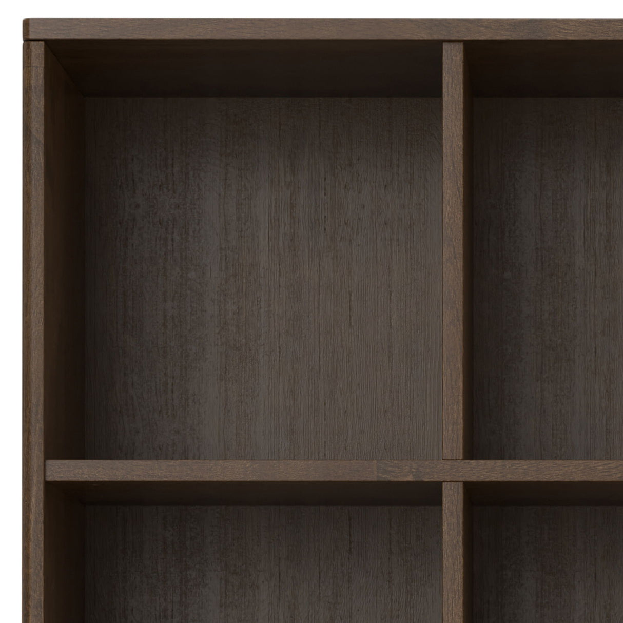 Harper - 9 Cube Storage - Walnut Brown by Simpli-Home | Bel Furniture