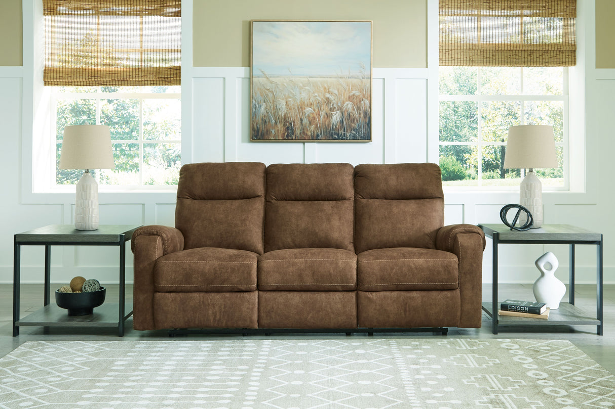 Edenwold - Brindle - Reclining Sofa by Signature Design by Ashley® | Bel Furniture