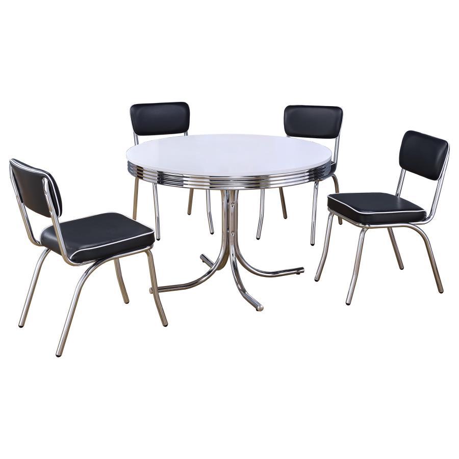 Retro - Round Dining Table Set by CoasterEveryday | Bel Furniture