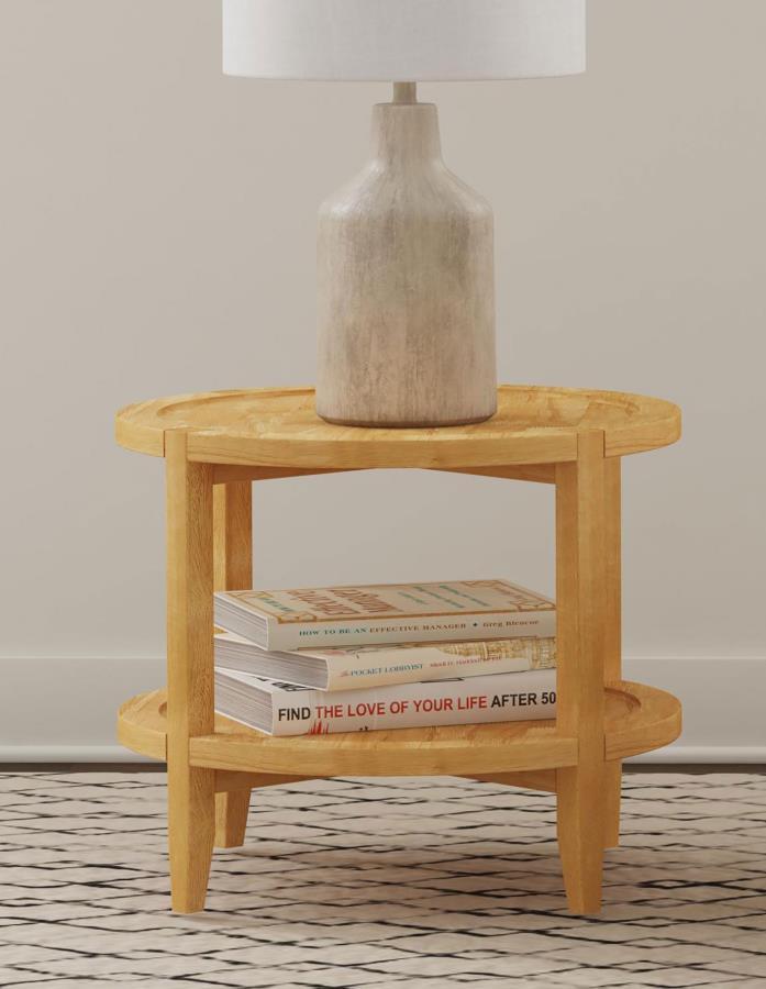 Camillo - Round Solid Wood Table by Coaster Fine Furniture | Bel Furniture