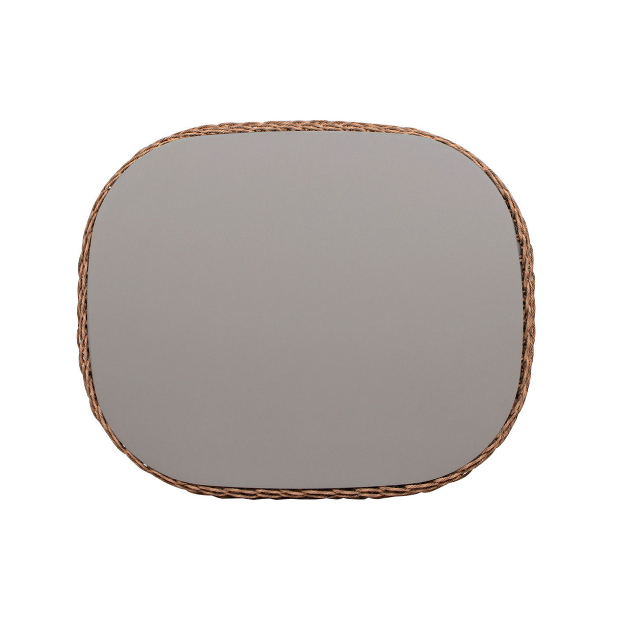 Willow - Oval Woven Patio Coffee Table, Wicker Frame