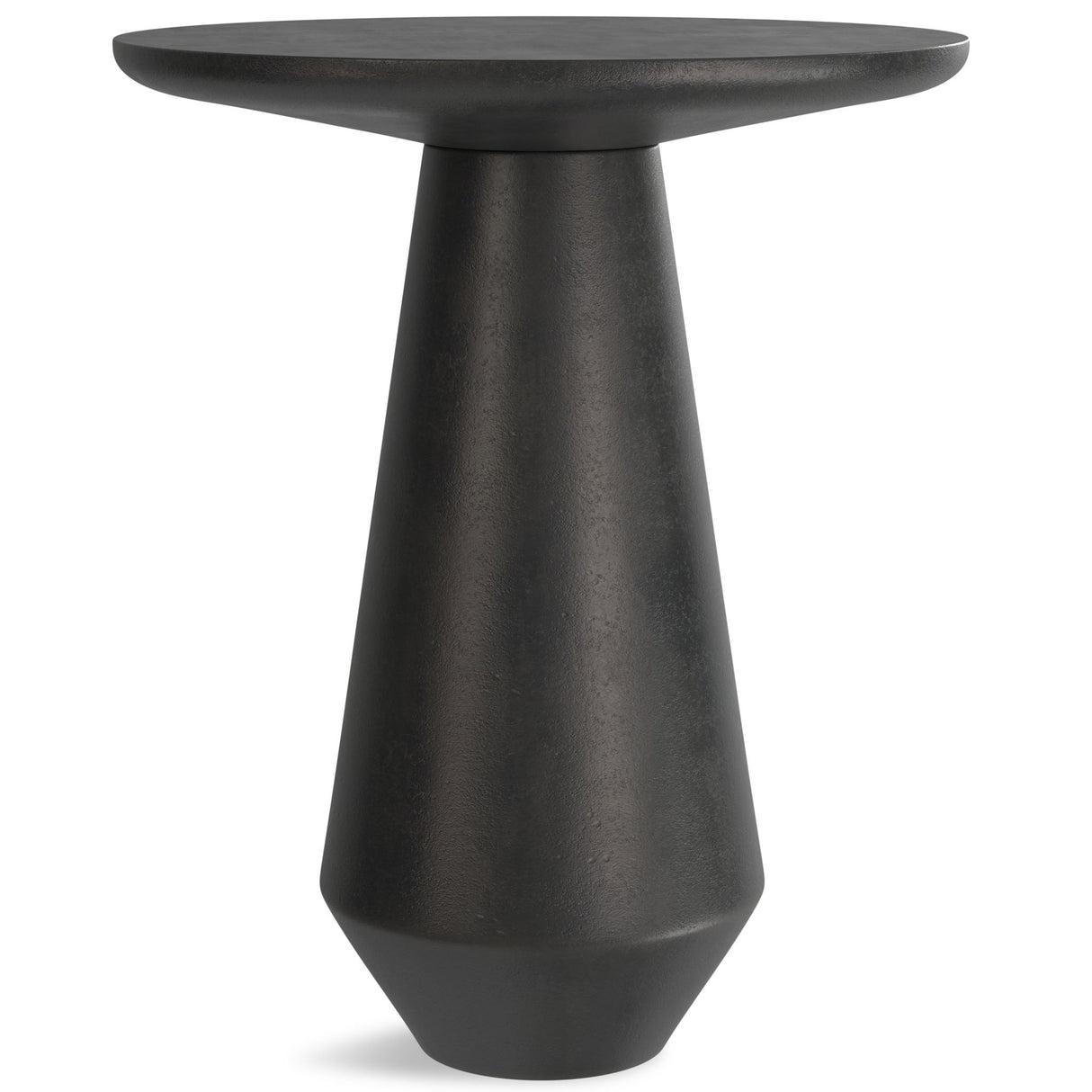 Gloria - Cast Aluminum Side Table - Black by Simpli-Home | Bel Furniture